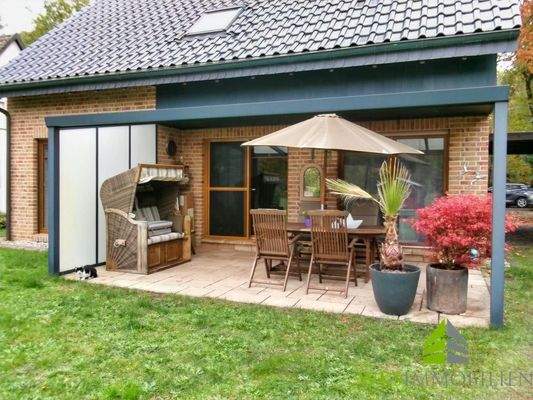 überdachte Terrasse