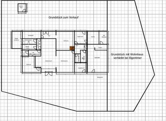 Grundriss Grundstück