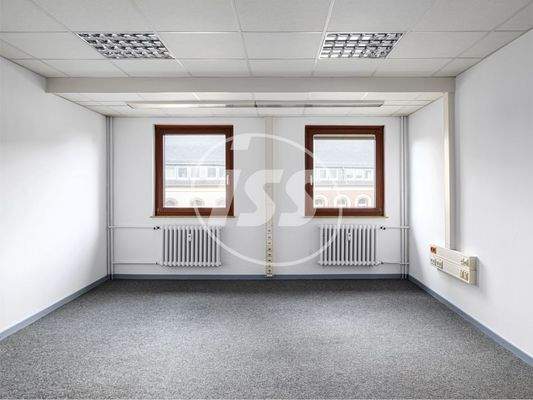 Musterbüro im Zwischengeschoss Bauteil BC