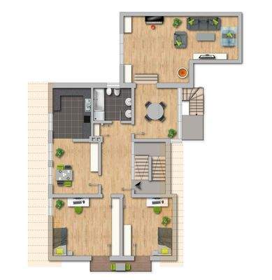 Grundriss Obergeschoss