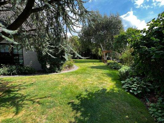 Garten neben dem Haus 