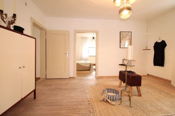 Blick richtung Schlafzimmer