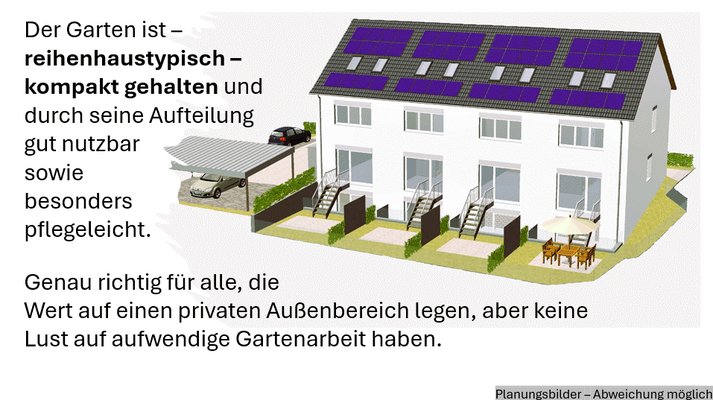 Rückansicht - Garten