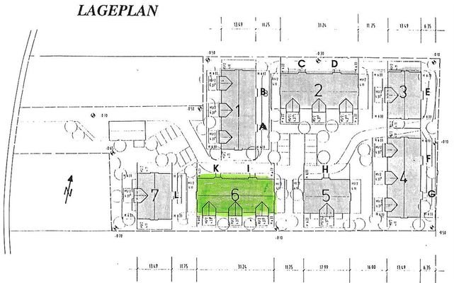 Lageplan, Wohnung im Haus 6
