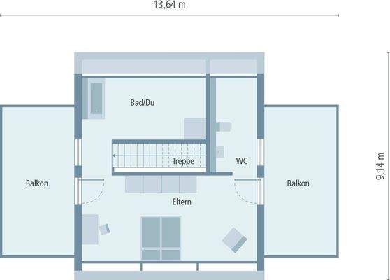 TownHouse 13-1 Satteldach DG