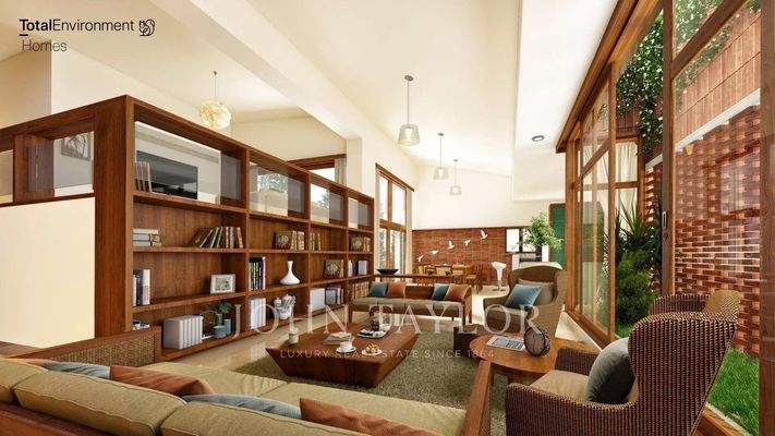 Living-room Exposed bricks