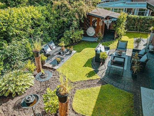 Gemütlicher Gartenbereich