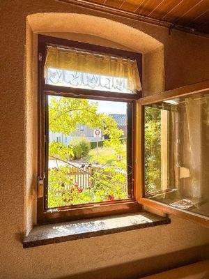 Blick aus dem Speisezimmer