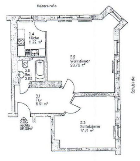 Schöne zwei Zimmer Wohnung in Auerbach/Vogtland