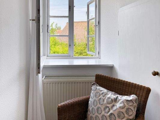 Schlafzimmer mit Ausblick