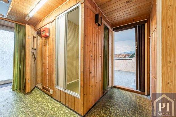 Sauna im Untergeschoss