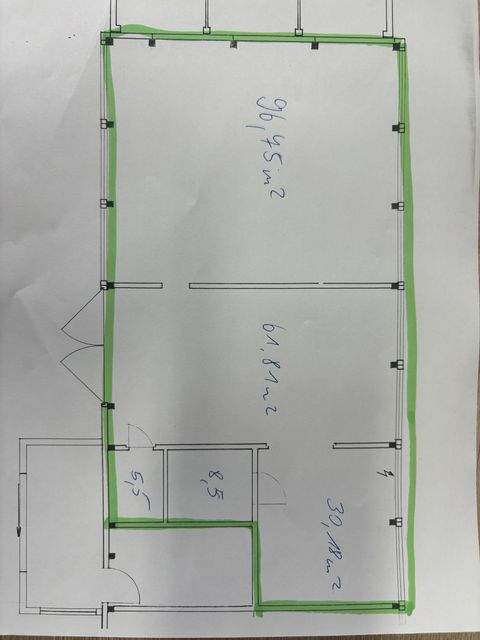 Vetschau/Spreewald Halle, Vetschau/Spreewald Hallenfläche