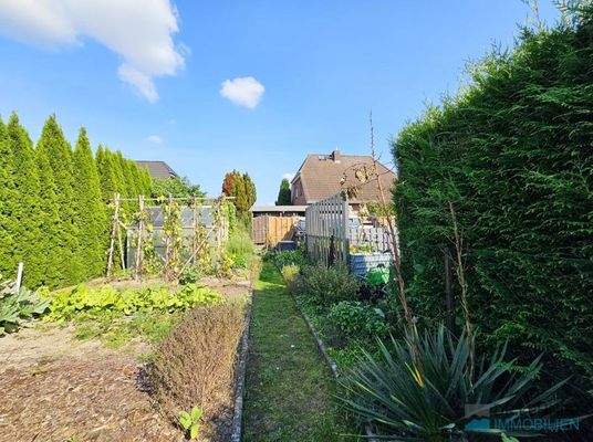 Frisches Obst und Gemüse im Nutzgarten