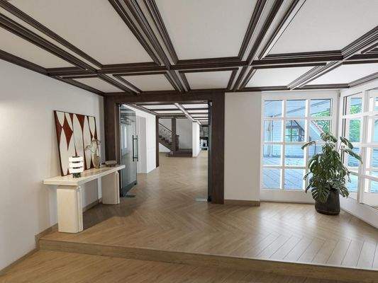 Eingangsbereich visualisiert