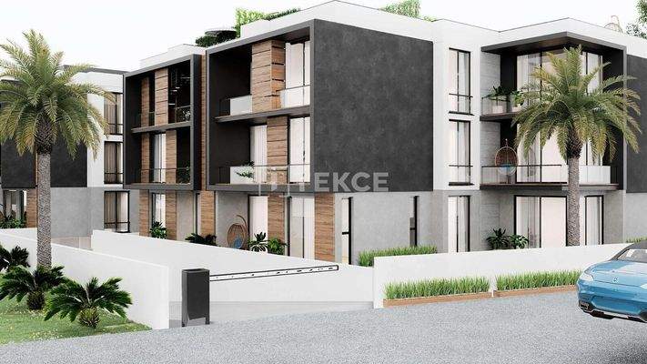 Apartments in a Complex with a Pool in North Cyprus Girne