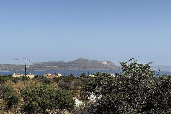 Kreta, Kokkino Chorio: Atemberaubendes 10.000 m² großes Grundstück mit Meerblick in Kokkino Chorio
