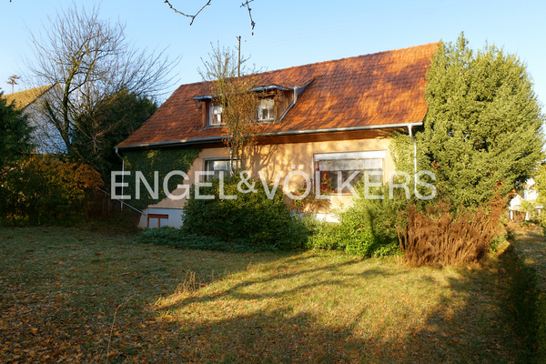 Ansicht aufs Haus vom Garten