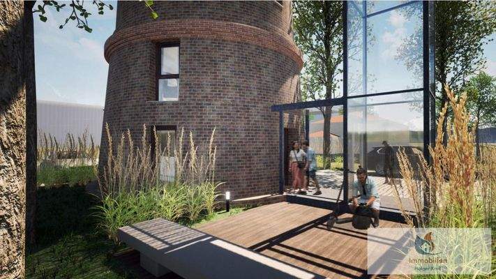 Wasserturm Zeichnung (3)