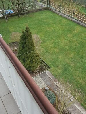 Ansicht vom Balkon