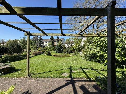 Blick vom Wintergarten