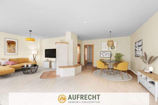 Visualisierung Wohn- und Esszimmer 