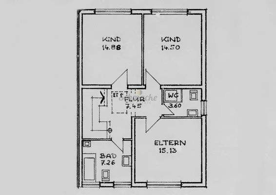 Grundriss Obergeschoss