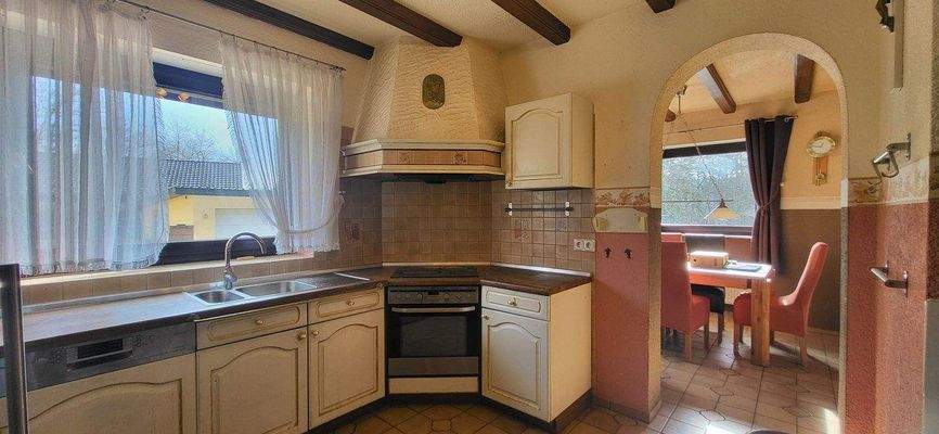 Küche erweiterbar bzw. offen gestaltbar 