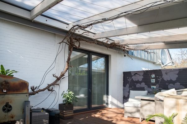 Überdachte Terrasse