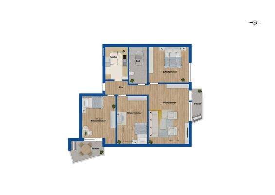 Grundriss Dachgeschoss