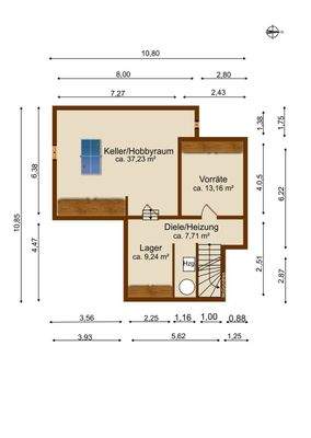Kellergeschoss Grundriss