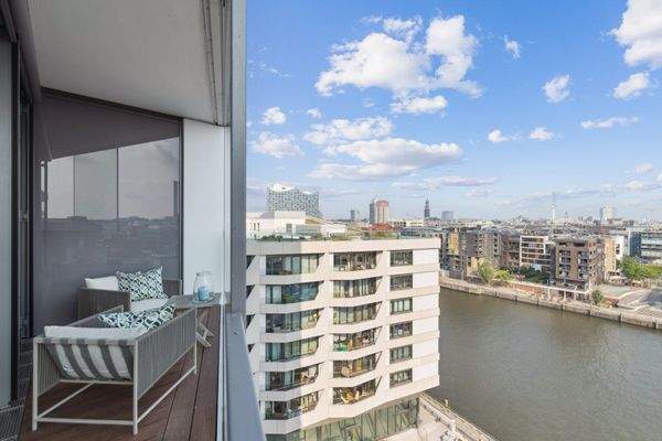 Blick auf die Elbphilharmonie