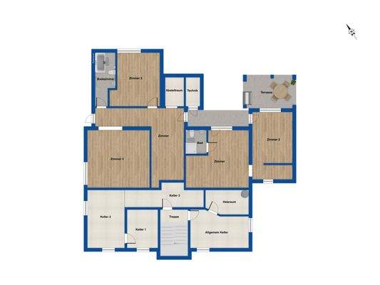 Grundriss Untergeschoss