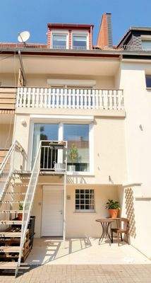 Ansicht aus dem Garten - (KI)