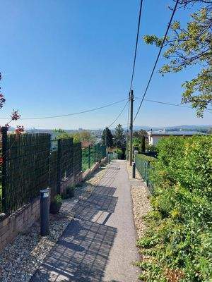 Zugang Anlage-Blickrichtung Alszeile