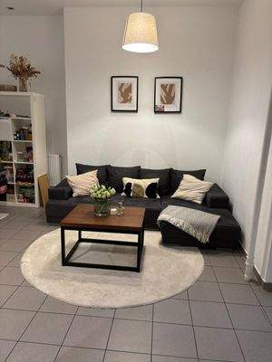 Gemütliche Wohnzimmer-Ecke