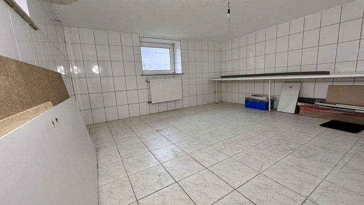 gefliester beheizter Keller