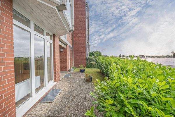 Geschütze Sitzecke...