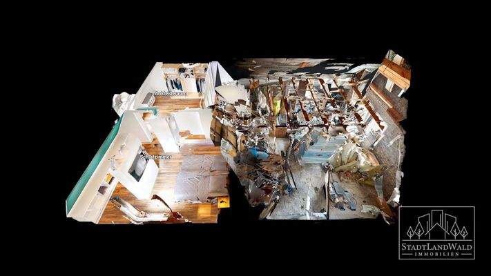 Schematischer Grundriss DG - 3D