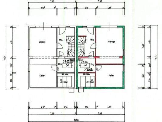 Grundriss Untergeschoss
