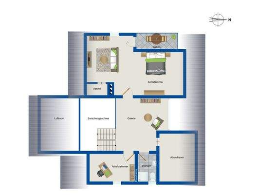 Grundriss - Dachgeschoss