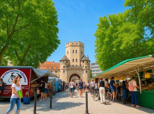 Chlodwigplatz Wochenmarkt - KI