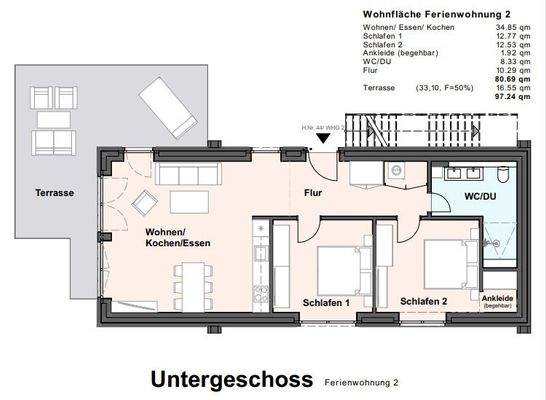 Grundriss UG WE2