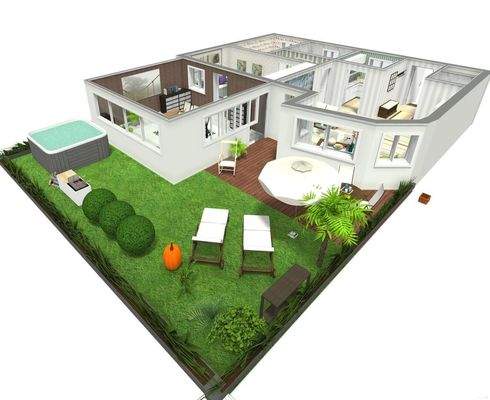 Aussen Draufsicht - -3D Foto