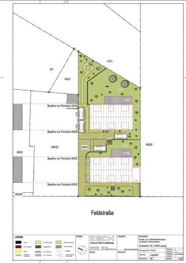 Grundstück mit Altbestand sowie Beplanung Neubau von 2 Mehrfamilienhäusern mit jeweils 3 Wohneinheiten