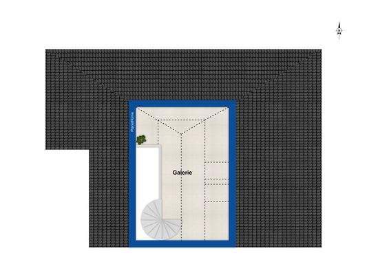 Grundriss Spitzboden