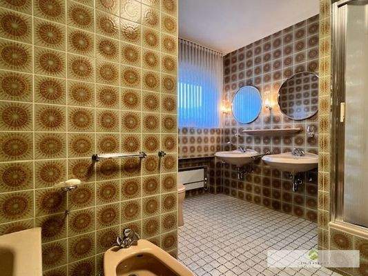 Tageslicht-Dusch-Bad mit Wanne