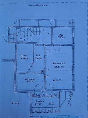 Erdgeschoß Wohnhaus 