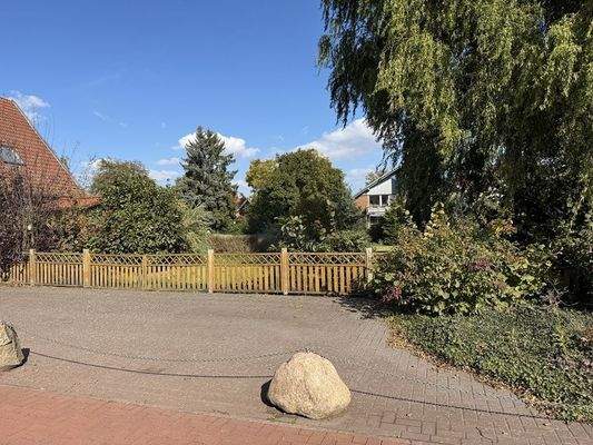 Grundstücksfront an der Langen Straße