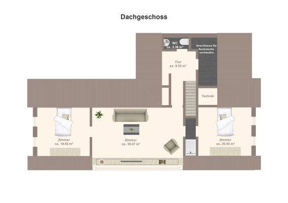 Wohnhaus links teilfertiggestellt