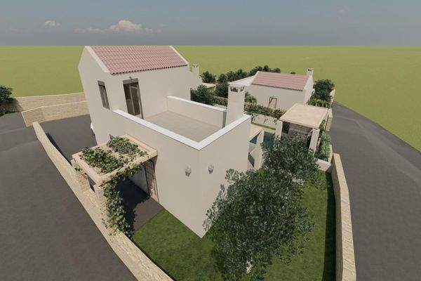 Kreta - Vamos: Schöne Maisonette mit Swimmingpool zu verkaufen - Projekt